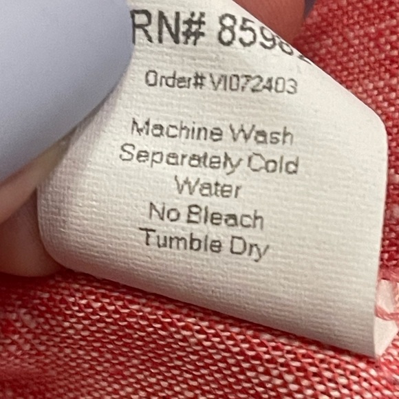 Two piece Liz & Jane Linen Pink Sleeveless Blouse & Maxi Skirt, Size Medium NWT - Picture 13 of 15